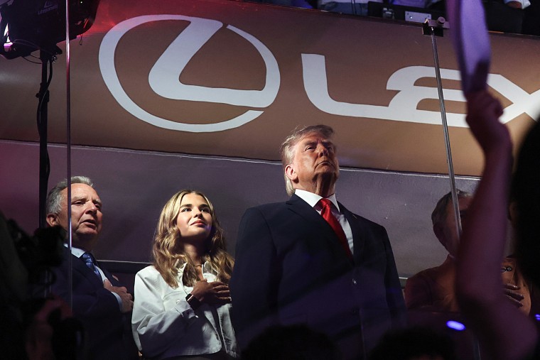  U.S. President Donald Trump at Madison Square Garden
