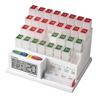 MedCenter 31-Day Pill Organizer System